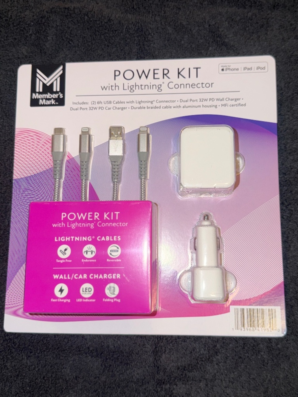 Members Mark Power Kit With Lightning Connector - Picture 2 of 3